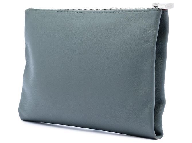 Pochette Atout 26 in Evercolor grigio Hermès Marrone - vista 2