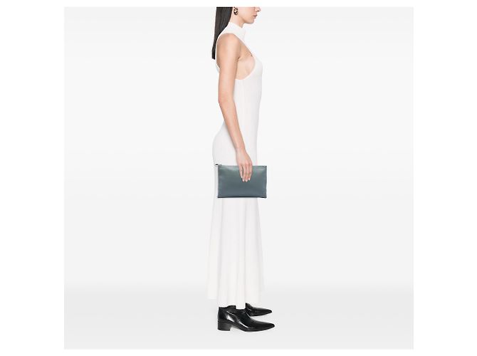 Pochette Atout 26 in Evercolor grigio Hermès Marrone - vista 6