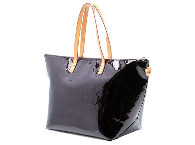 Louis Vuitton Purple Monogram Vernis Bellevue GM Porpora - vista 2