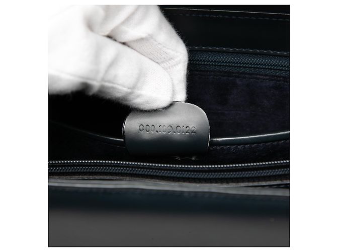 Bolsa Gucci em couro de bezerro azul com fecho Turnlock Sideline Azul marinho - vista 6