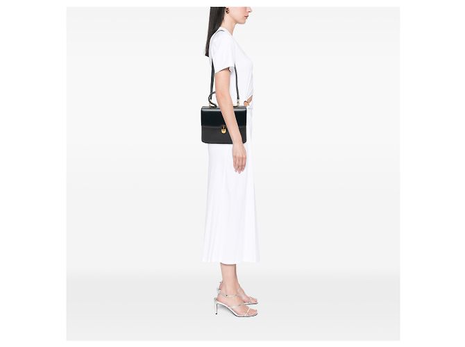 Bolsa Gucci em couro de bezerro azul com fecho Turnlock Sideline Azul marinho - vista 7