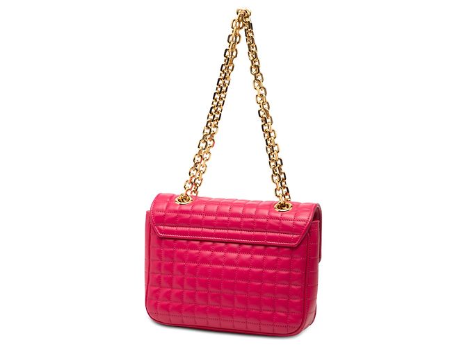 Céline Borsa C Piccola in Pelle di Vitello Trapuntata Rosa di Celine - vista 2