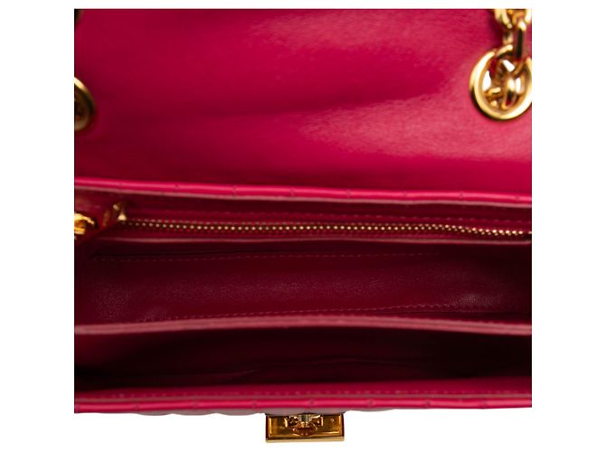 Céline Borsa C Piccola in Pelle di Vitello Trapuntata Rosa di Celine - vista 4