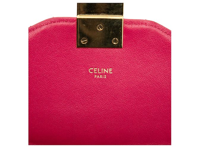 Céline Borsa C Piccola in Pelle di Vitello Trapuntata Rosa di Celine - vista 5