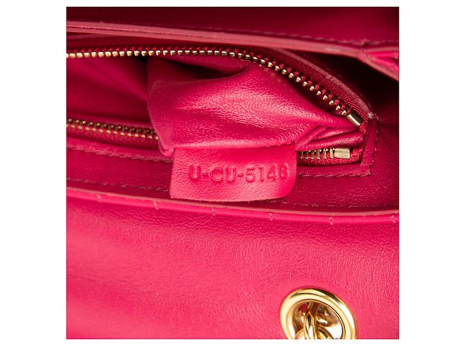 Céline Borsa C Piccola in Pelle di Vitello Trapuntata Rosa di Celine - vista 6