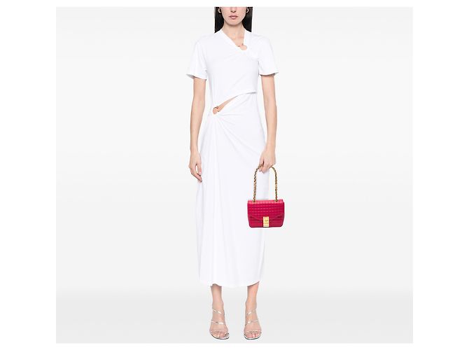 Céline Borsa C Piccola in Pelle di Vitello Trapuntata Rosa di Celine - vista 7