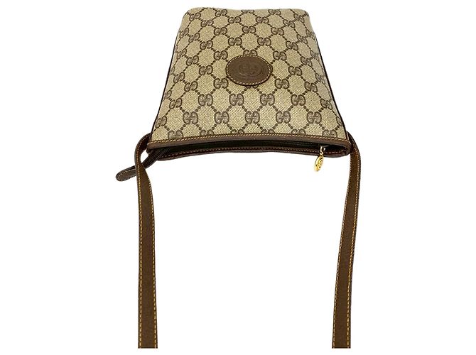Gucci Beige GG Supreme Crossbody - vista 8