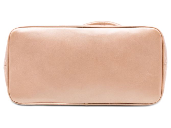 Bolso Medallion de piel de cordero marrón Chanel Castaño Beige - vista 3
