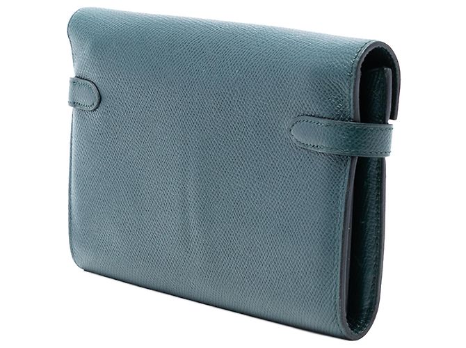 Cartera Longa Kelly en Epsom Verde Hermès Verde oscuro - vista 2