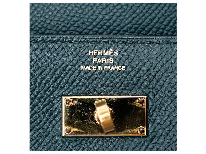 Cartera Longa Kelly en Epsom Verde Hermès Verde oscuro - vista 5
