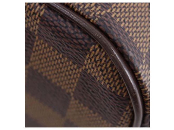 Louis Vuitton Borsa Saleya PM Damier Ebene Marrone - vista 11