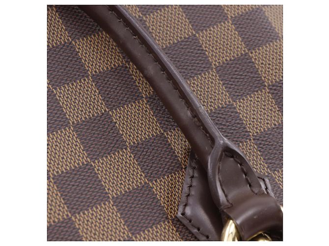 Louis Vuitton Borsa Saleya PM Damier Ebene Marrone - vista 17