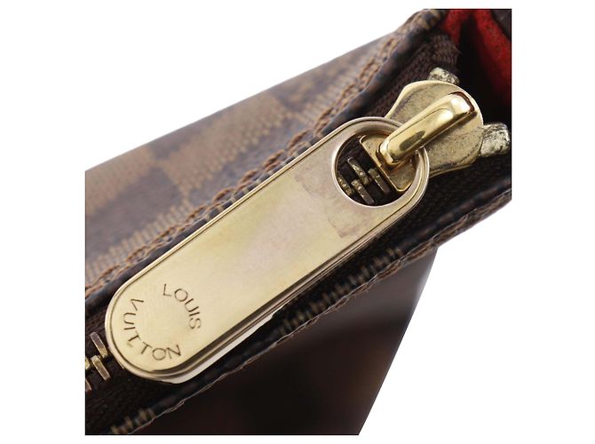 Louis Vuitton Borsa Saleya PM Damier Ebene Marrone - vista 19