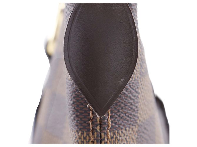 Louis Vuitton Borsa Saleya PM Damier Ebene Marrone - vista 20