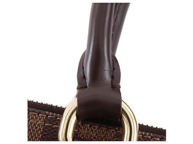Louis Vuitton Borsa Saleya PM Damier Ebene Marrone - vista 21