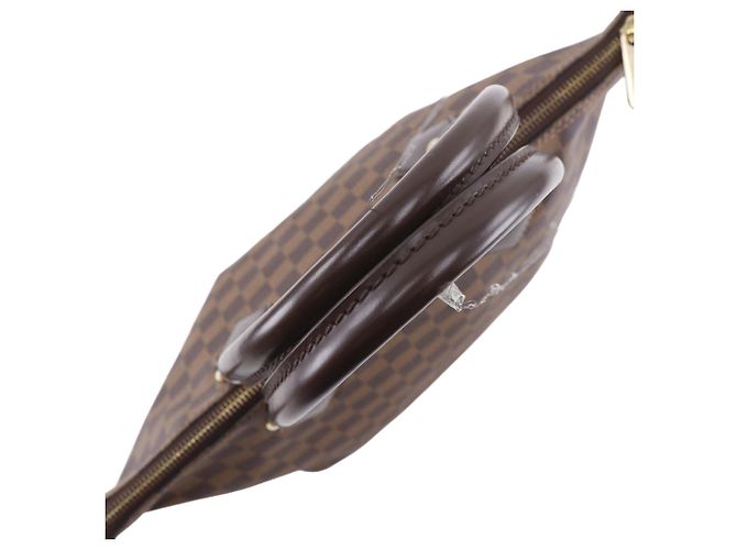 Louis Vuitton Borsa Saleya PM Damier Ebene Marrone - vista 4