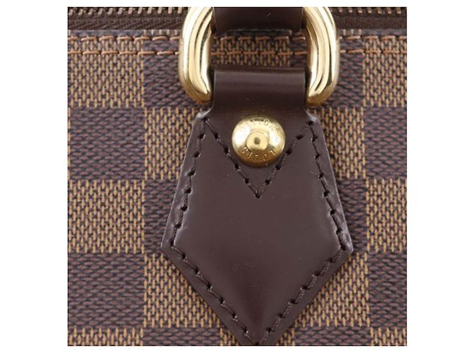 Louis Vuitton Borsa Saleya PM Damier Ebene Marrone - vista 8