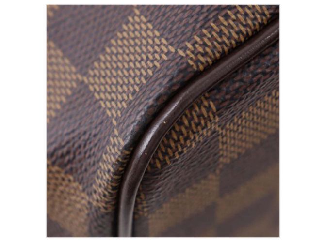 Louis Vuitton Borsa Saleya PM Damier Ebene Marrone - vista 9
