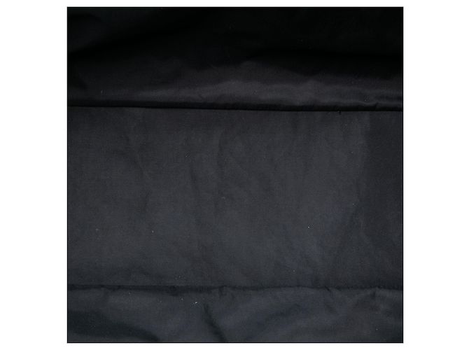 Chanel Schwarze XL Gesteppte Beschichtete Canvas Paris Biarritz Tasche - Ansicht 4