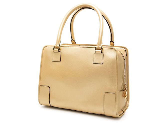 LOEWE Amazona 32 in pelle di capra dorata D'oro - vista 2