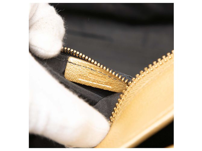 LOEWE Amazona 32 in pelle di capra dorata D'oro - vista 6