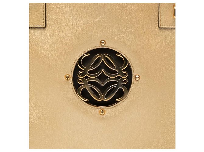 LOEWE Amazona 32 in pelle di capra dorata D'oro - vista 7
