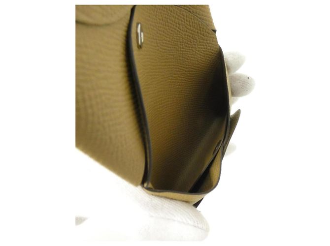 Estuche de Monedas Duo Calvi Hermès Beige - vista 3