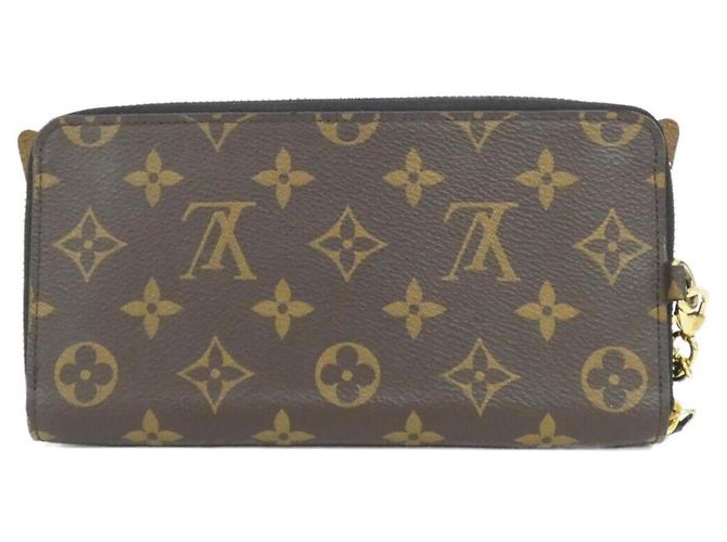 Louis Vuitton Monogram Reverse Zippy Geldbörse Braun - Ansicht 2