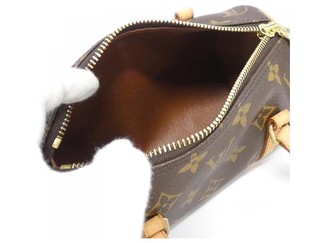 Borsa a mano Papillon Monogram Louis Vuitton Marrone - vista 6