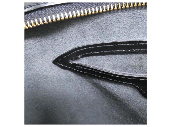 Louis Vuitton Epi Saint-Jacques Lange Schultertasche Schwarz - Ansicht 10