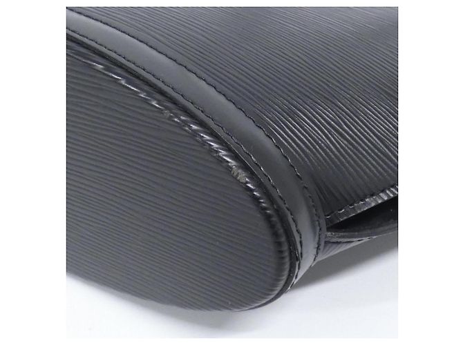 Louis Vuitton Epi Saint-Jacques Lange Schultertasche Schwarz - Ansicht 3