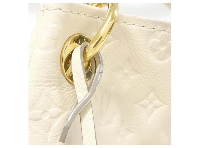 Borsa a Spalla Artsy MM in Monogram Empreinte di Louis Vuitton Bianco - vista 5