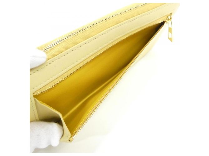 Cartera Larga de Cuero Loewe Amarillo - vista 10