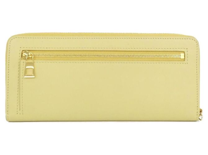 Cartera Larga de Cuero Loewe Amarillo - vista 2