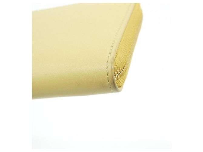 Cartera Larga de Cuero Loewe Amarillo - vista 4