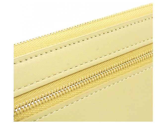 Cartera Larga de Cuero Loewe Amarillo - vista 8