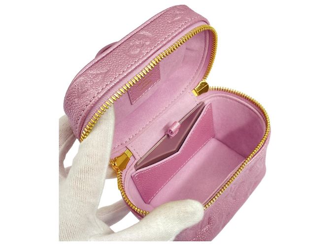 Louis Vuitton Monogram Empreinte Micro Vanity Accessory Pouch Purple - view 6