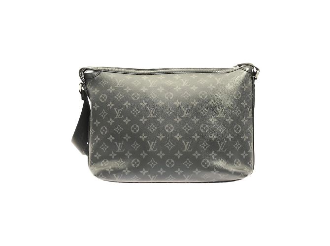 Borsa a Spalla Louis Vuitton Monogram Eclipse Odyssey MM M44224 Nero - vista 2