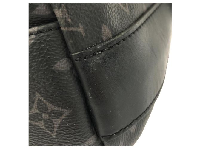 Borsa a Spalla Louis Vuitton Monogram Eclipse Odyssey MM M44224 Nero - vista 3