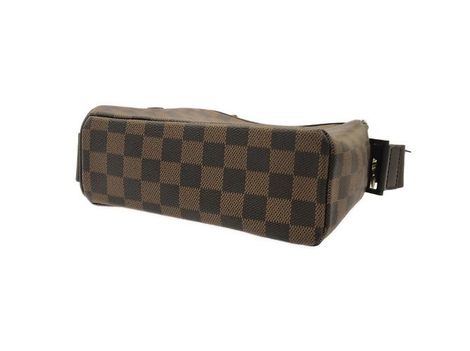 Borsa a Spalla Louis Vuitton Damier Olaf PM Marrone - vista 3