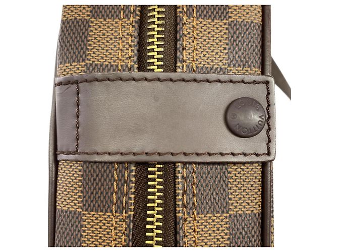 Borsa a Spalla Louis Vuitton Damier Olaf PM Marrone - vista 5