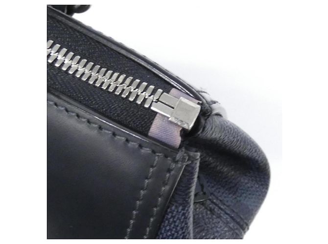 Sac à main Greenwich Damier Cobalt de Louis Vuitton Noir Bleu - vue 7