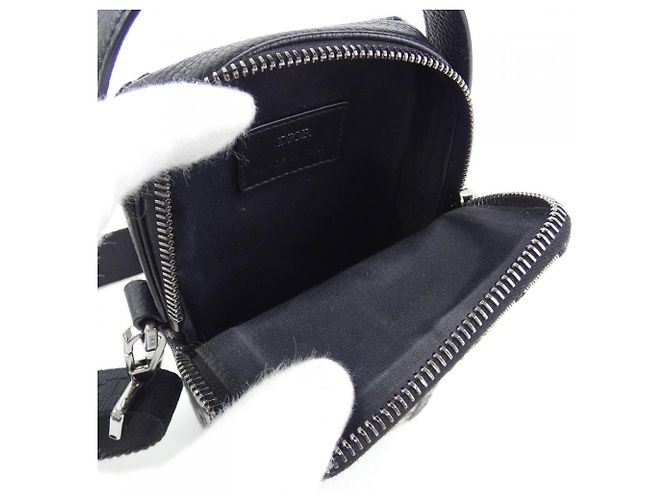 Pochette Micro Dior Rider di Christian Dior Nero Beige Blu navy - vista 6