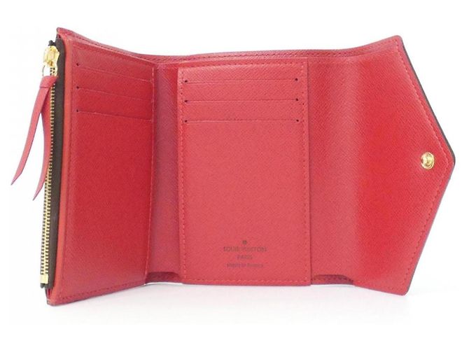 Cartera Victorine Damier Louis Vuitton Roja Damier ebene - vista 5