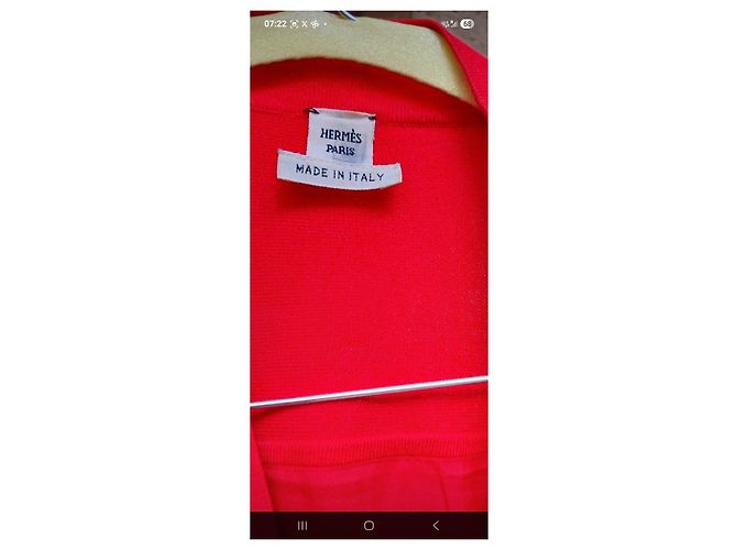 Twillaine Long Hermès Negro Roja Naranja - vista 5