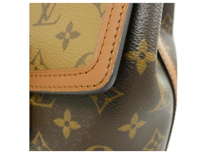 Zaino Dauphine Monogram Louis Vuitton Marrone - vista 8