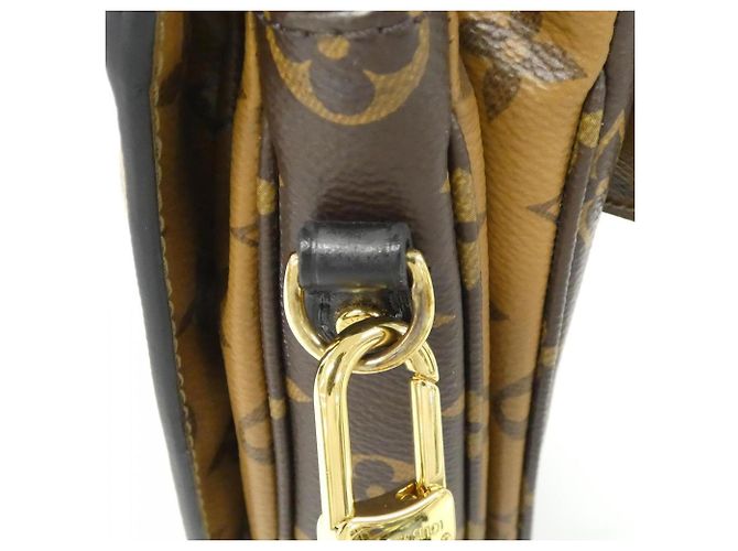 Borsa Pochette Metis MM Monogram Reverse Louis Vuitton Marrone - vista 5