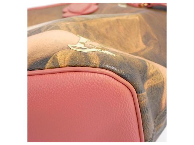 Borsa Louis Vuitton Monogram Celty Neverfull MM Corallo - vista 3