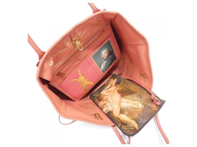 Borsa Louis Vuitton Monogram Celty Neverfull MM Corallo - vista 5
