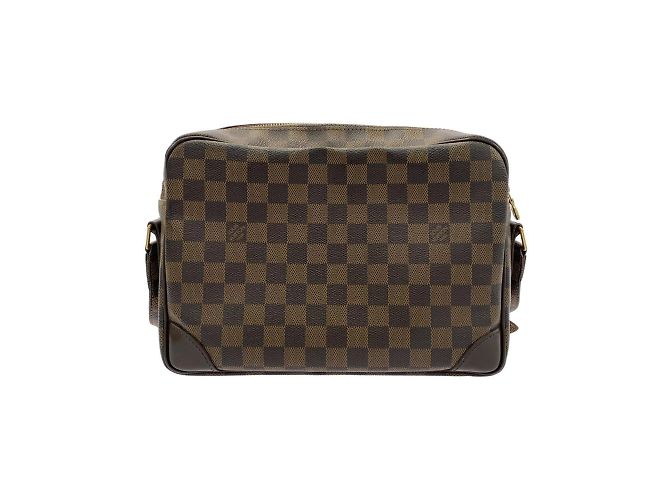 Borsa a Spalla Damier Nile Louis Vuitton Marrone - vista 2